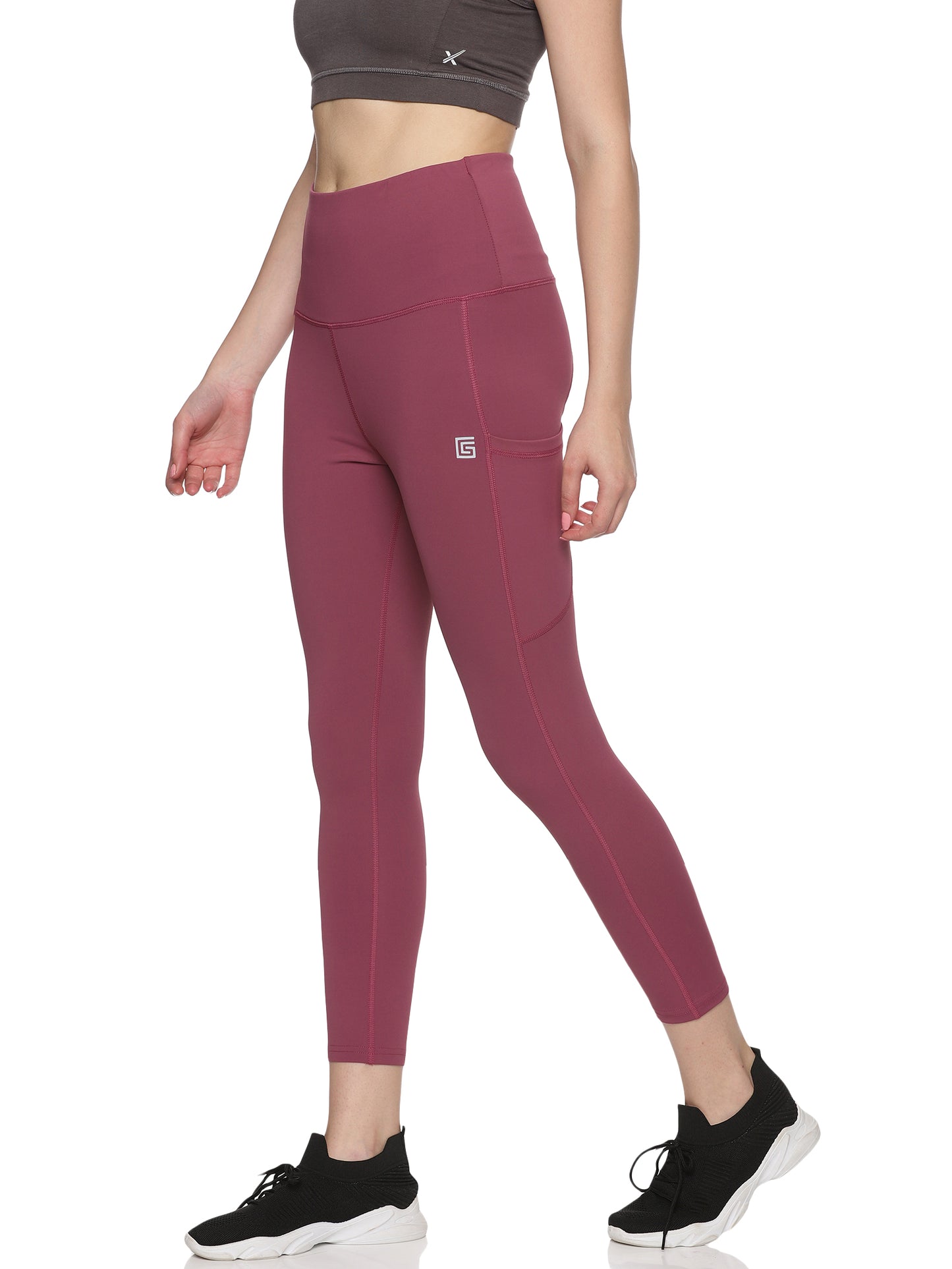 FLEX HIGH Waisted Leggings with curved pocket